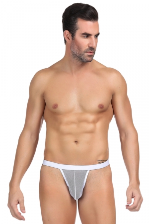 string dentelle pour homme paris hollywood blanc TU